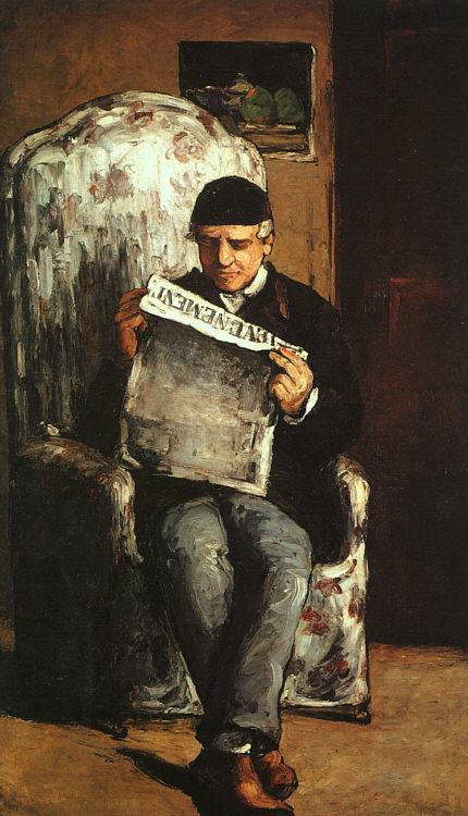 Paul Cezanne The Artist's Father oil painting image